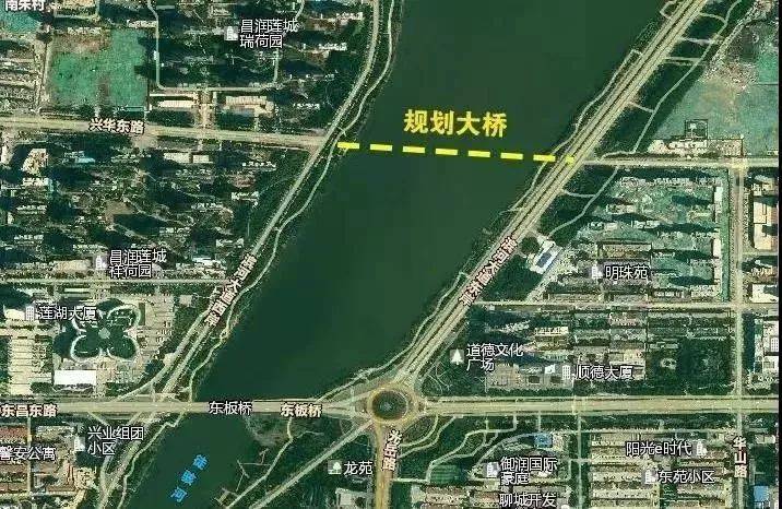 總投資約2.43億元！聊城興華路徒駭河橋進入初步設計階段